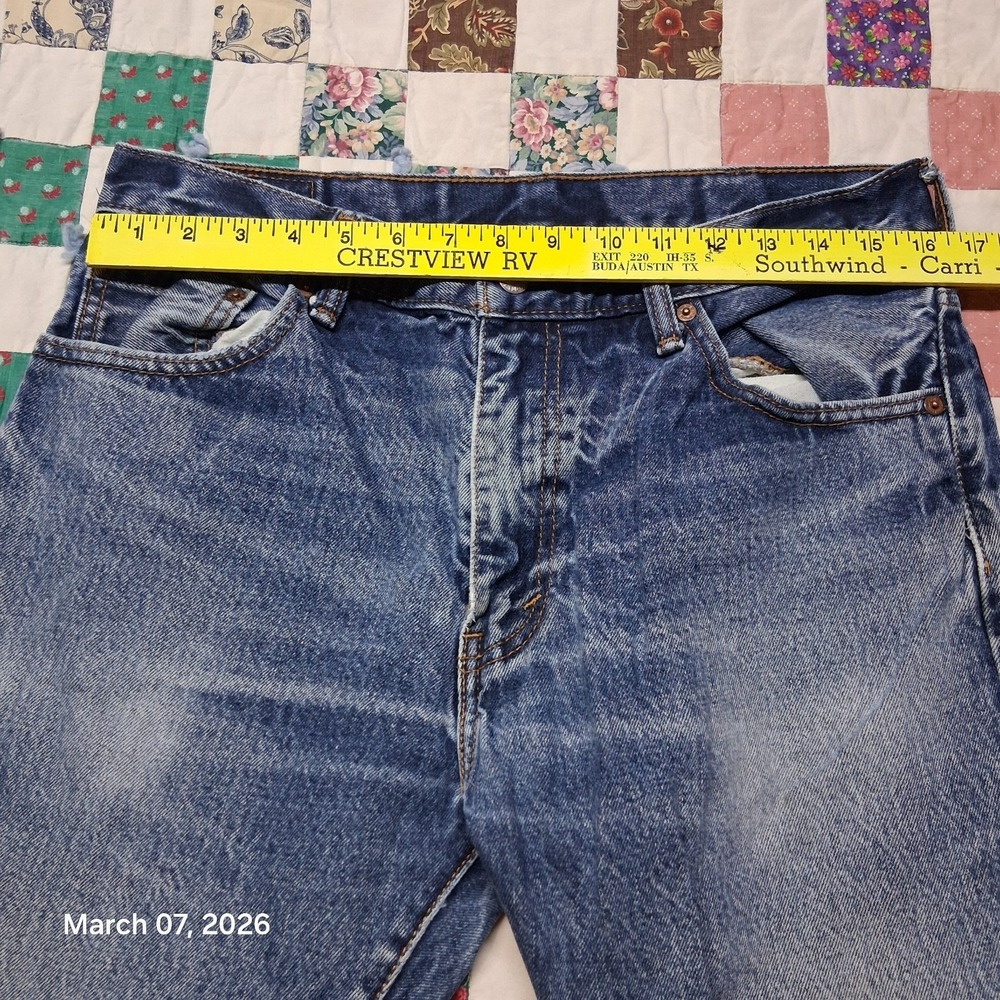 Levi's Men's Bootcut Jeans Blue - Picture 8 of 12